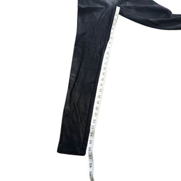 Spanx Women's Faix Leather High Waist Leggings Black Size‎ Medium - Picture 5 of 8